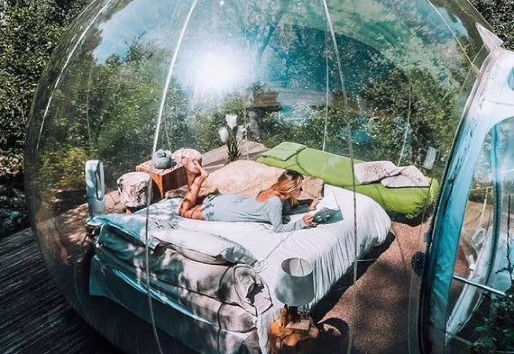 tunnel inflatable bubble tent